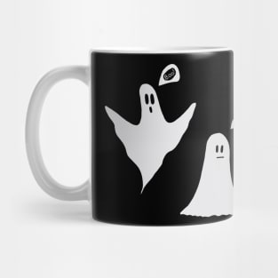 I’m not scared ghost tshirt Mug